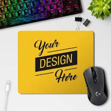 Custom designed mouse pads for corporate branding and promotional items