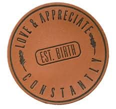 Genuine leather patches for motorcycle clubs and premium branding applications
